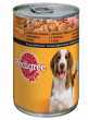 Pedigree konzerva ADULT s kuecm masem a karotkou v el 1200 g